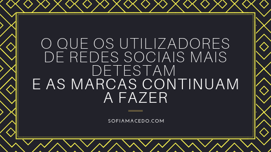O que os utilizadores de redes sociais mais detestam