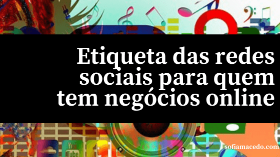 Etiqueta das redes sociais