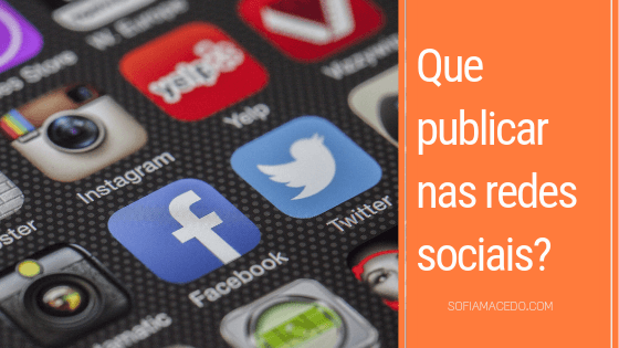 Que publicar nas redes sociais?